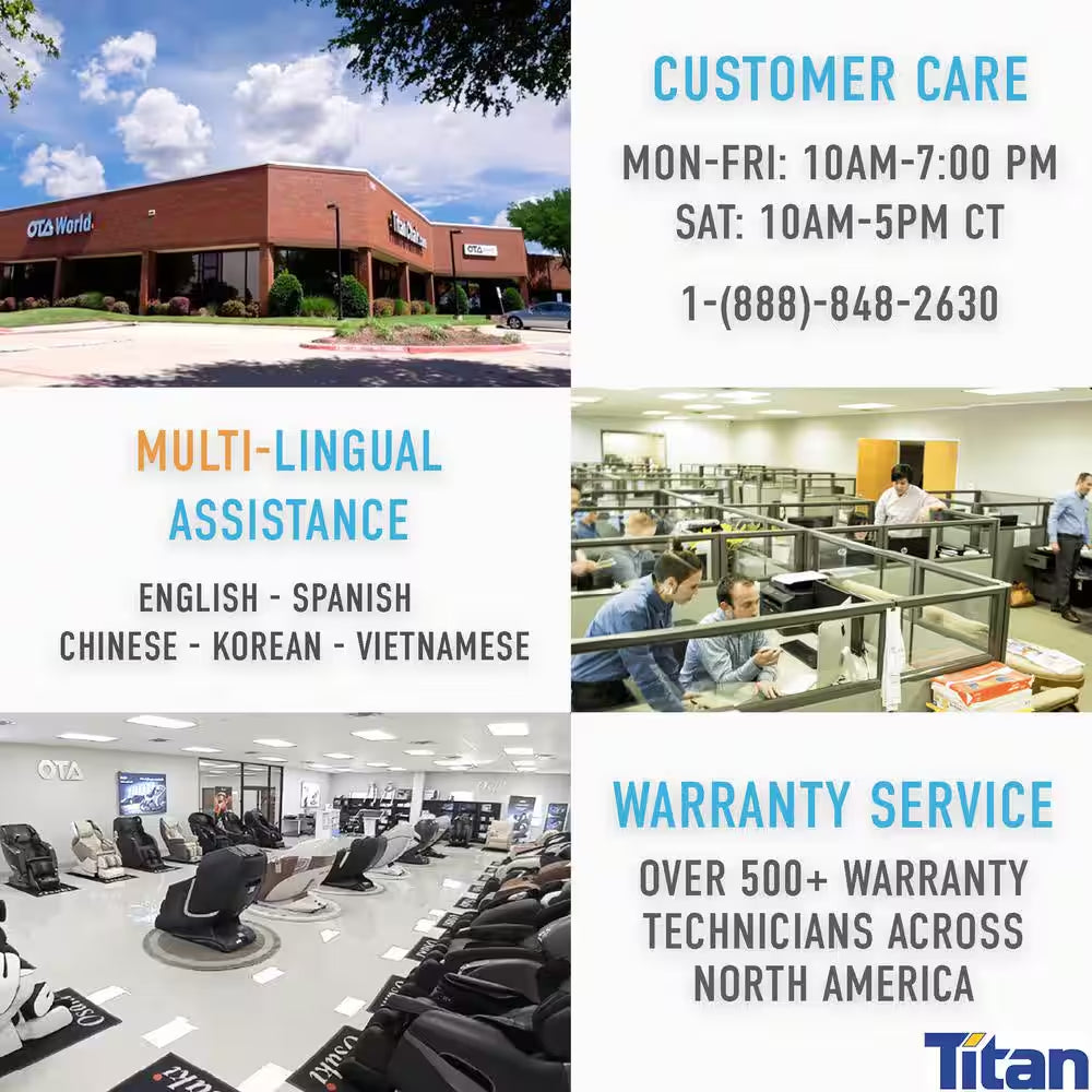 Pro Soho Series Brown Faux Leather Reclining 4D Massage Chair with Bluetooth Speakers