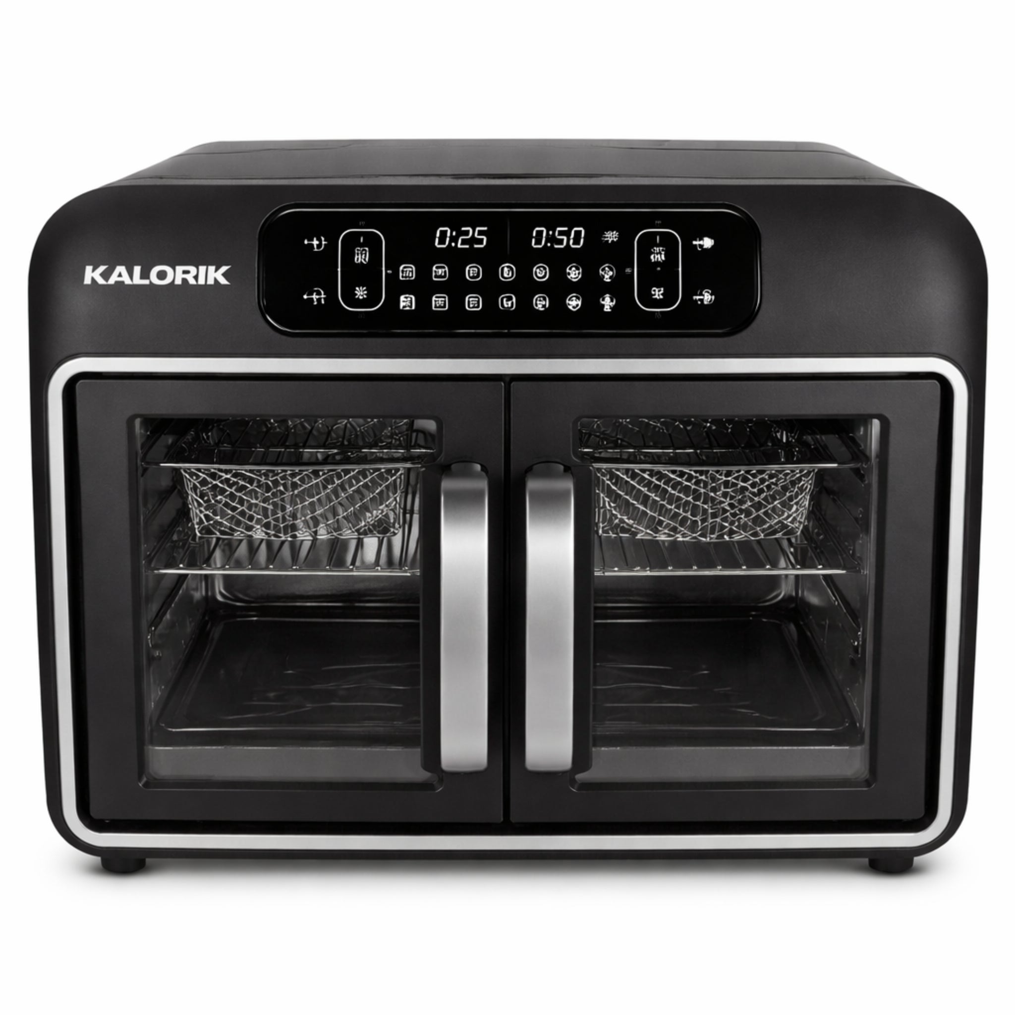 26-Quart Air Fryer Convection Oven, Dual Speed Fan, 14 Smart Presets, 1700W, Black