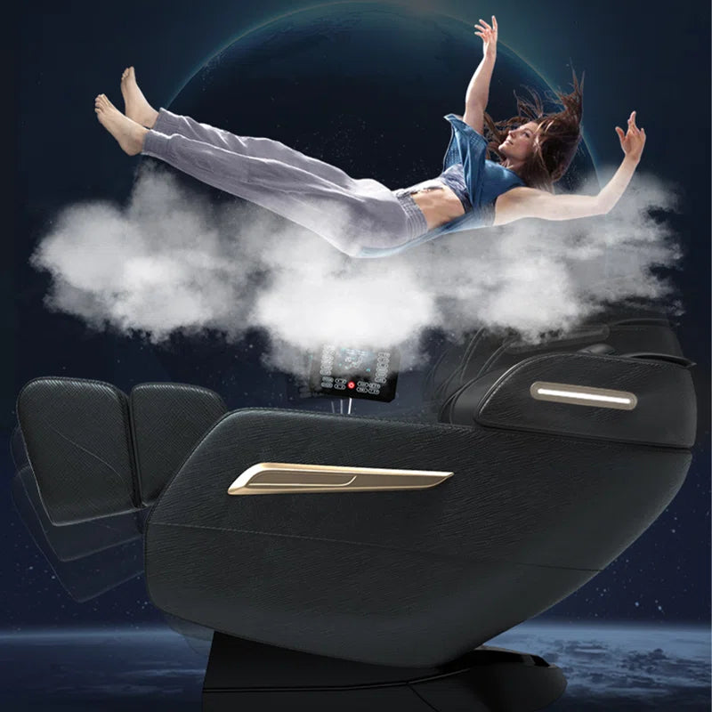 Lashayna Full Body 4D Massage Chair with Zero Gravity, AI Voice Control, Heat Therapy, 58" SL Track, 48 Airbags - King Size Design, Customizable Massage Programs, Perfect for Home Relaxation