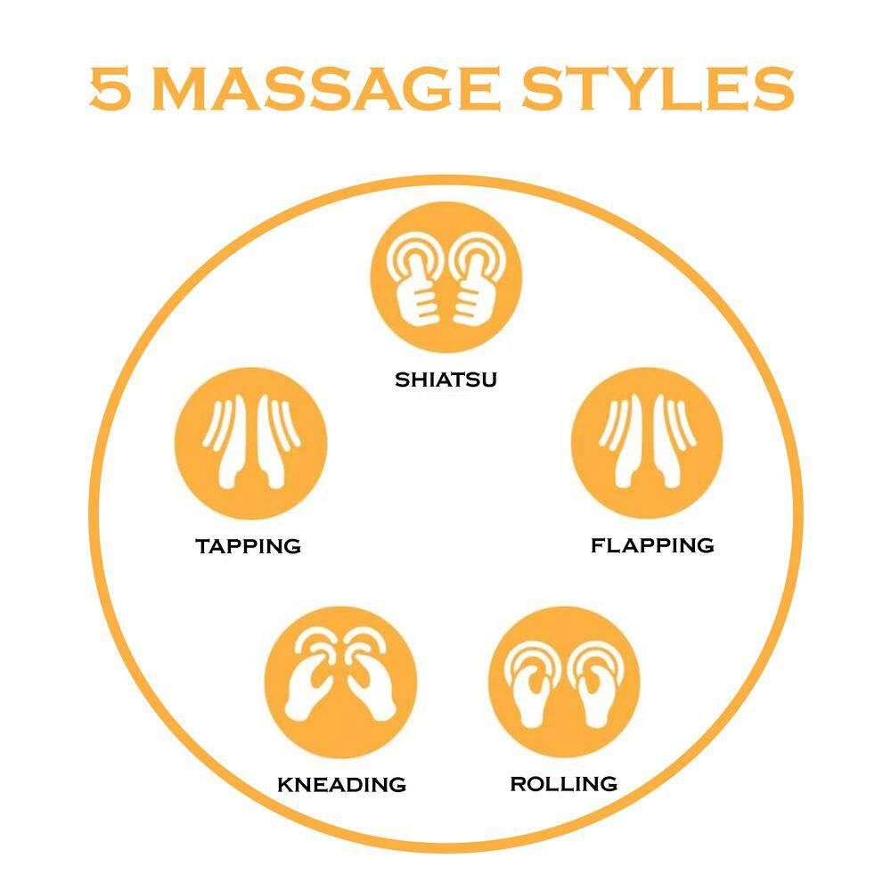 Pro Soho Series Brown Faux Leather Reclining 4D Massage Chair with Bluetooth Speakers