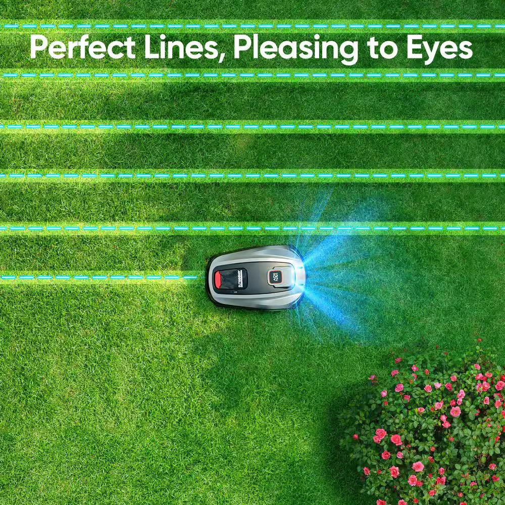 X5 Wireless 8 In. Robot Lawn Mower 0.5 Acre / 21500 Sq. Ft., All-Wheel-Drive, App Control, AI Obstacle Avoidance and RTK