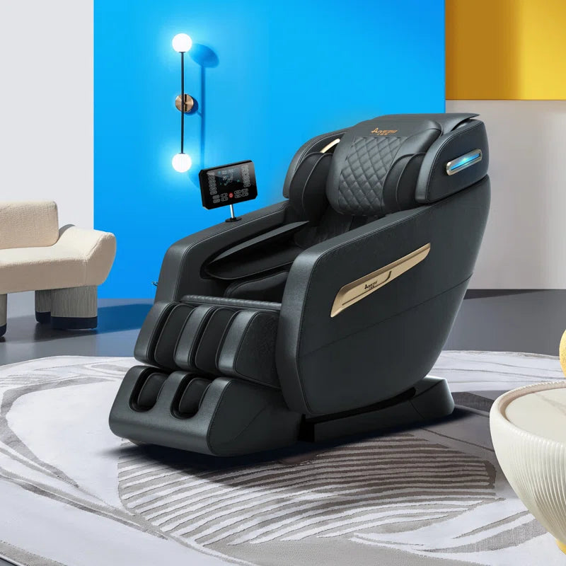 Lashayna Full Body 4D Massage Chair with Zero Gravity, AI Voice Control, Heat Therapy, 58" SL Track, 48 Airbags - King Size Design, Customizable Massage Programs, Perfect for Home Relaxation
