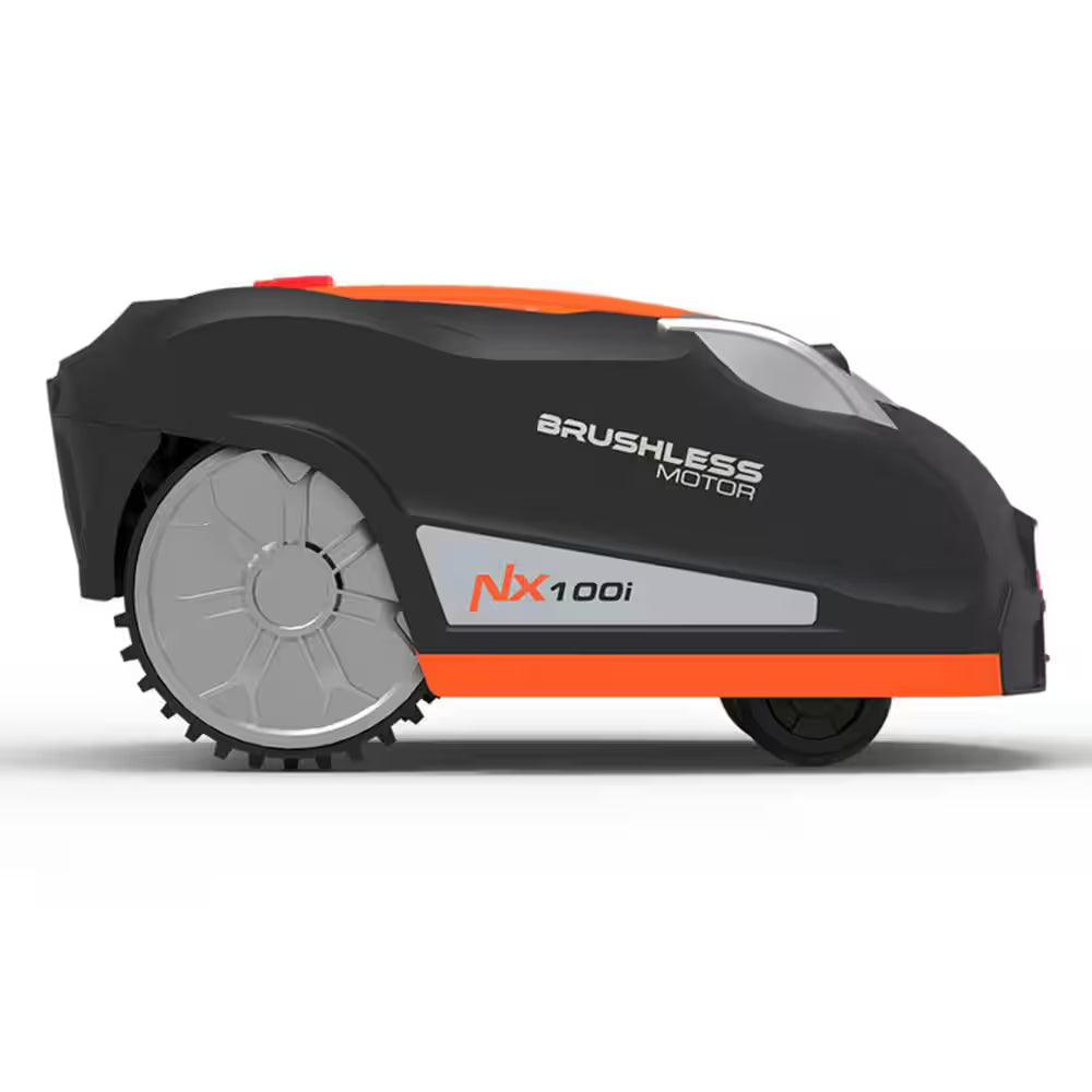 28-Volt 7 In. Robot Lawn Mower, Brushless Wheel Motors, Cloudhawk App and Wifi Control, 1/3 Acre