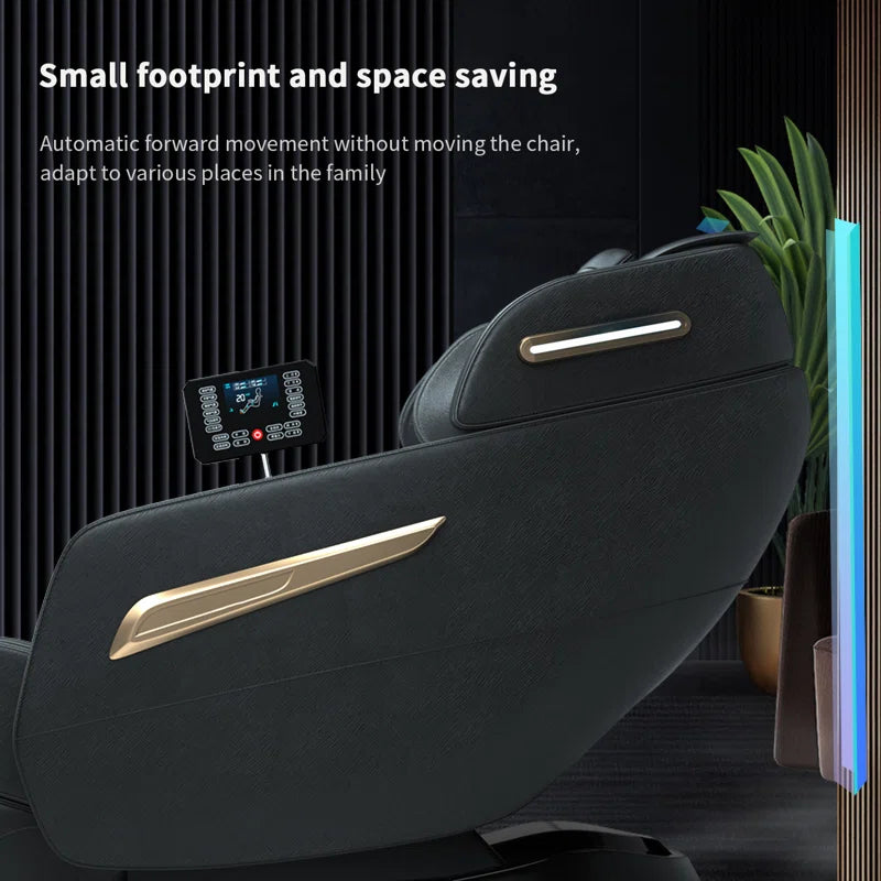 Lashayna Full Body 4D Massage Chair with Zero Gravity, AI Voice Control, Heat Therapy, 58" SL Track, 48 Airbags - King Size Design, Customizable Massage Programs, Perfect for Home Relaxation